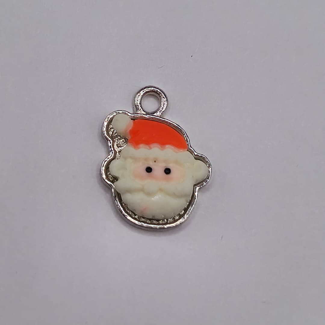 DIJE DE NAVIDAD CARA DE SANTA CLAUS