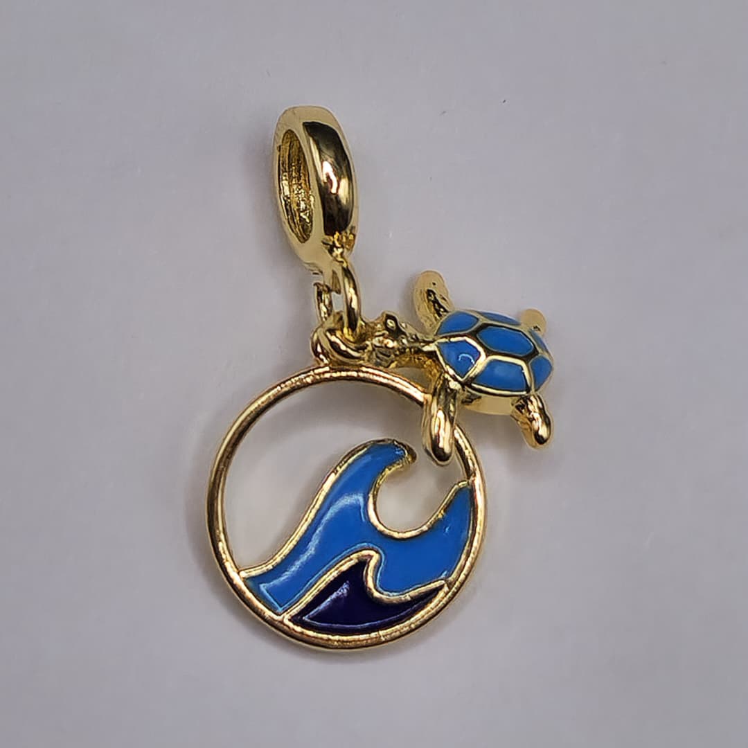 PANDORA DIJE OLAS CON TORTUGA