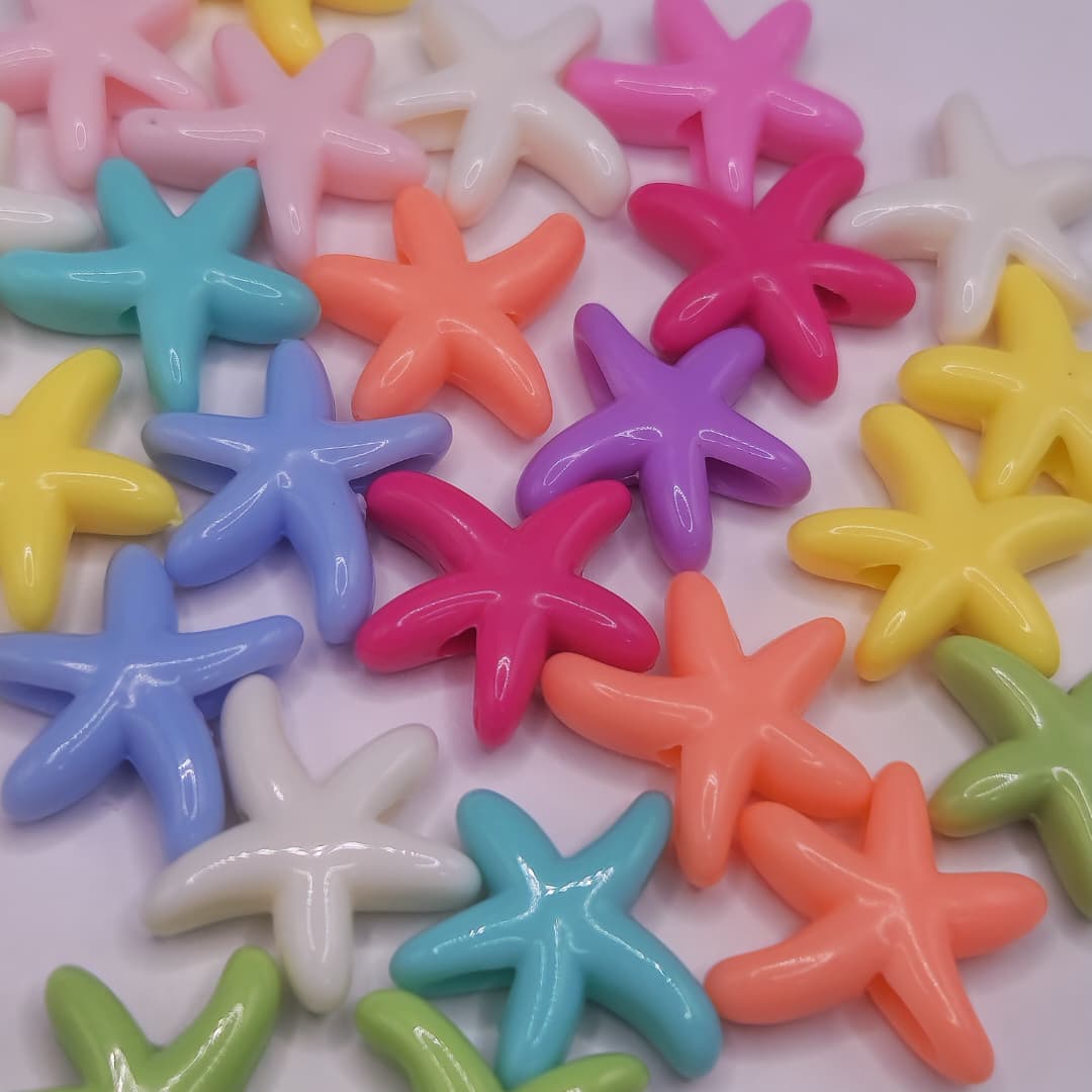 BOLSA 10 UND ESTRELLAS DE MAR DE COLORES