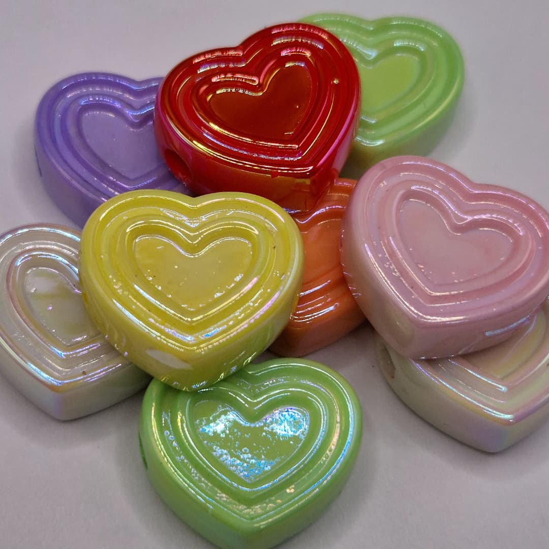 BOLSA 4 UND CORAZON DE COLORES TORNAZOL