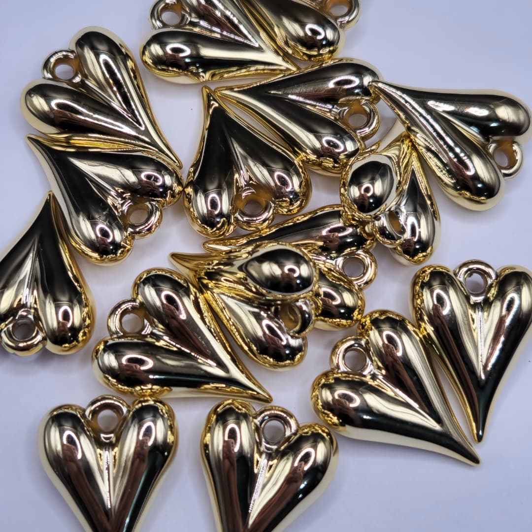 BOLSA 3 UND CORAZON FINO DORADO