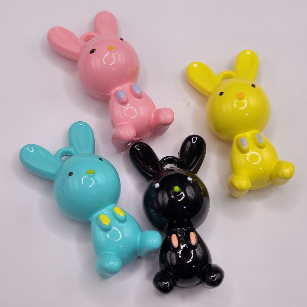 BOLSA 2 UND CONEJOS DE COLORES LARGOS