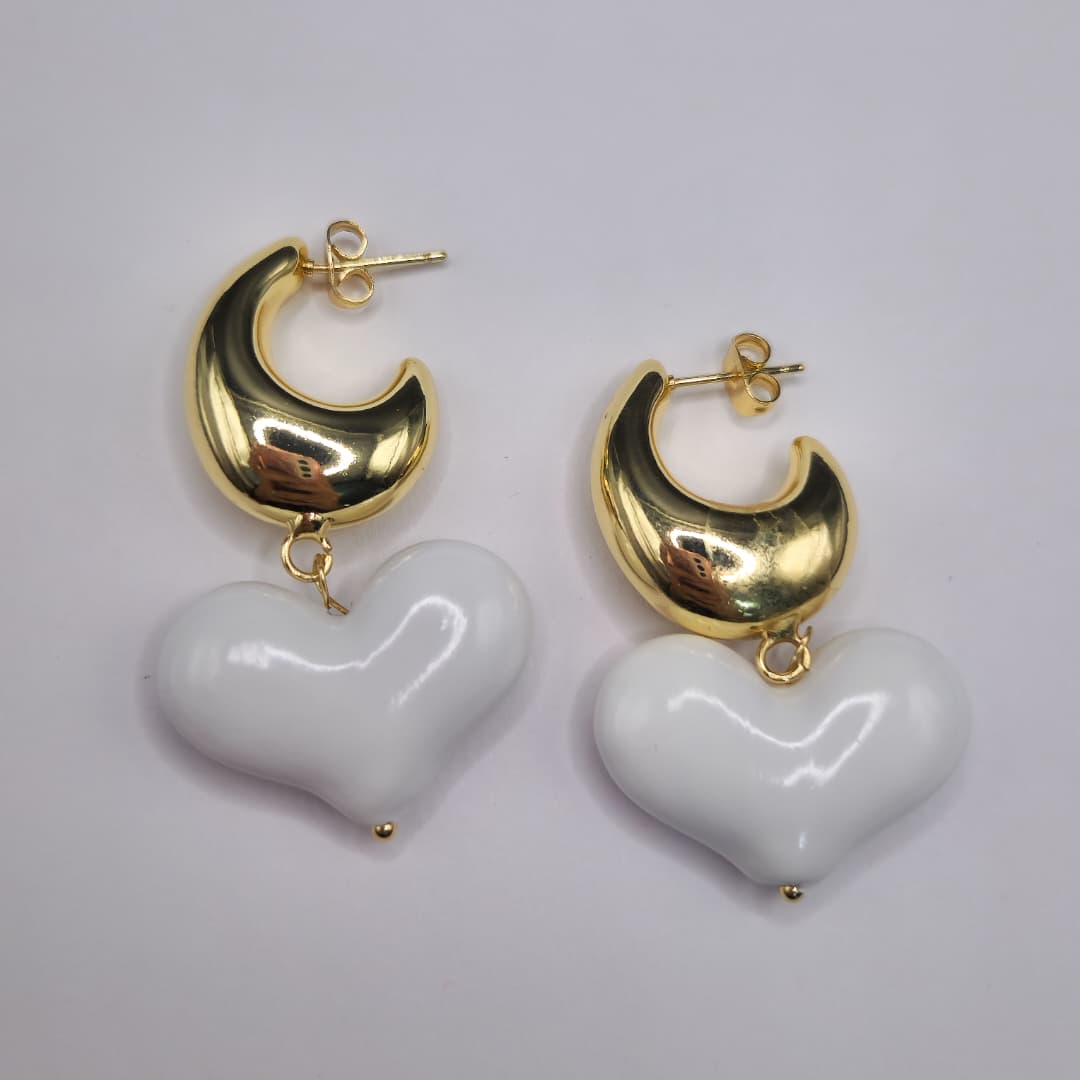 ZARCILLO CANGONGAS CON CORAZON BLANCO