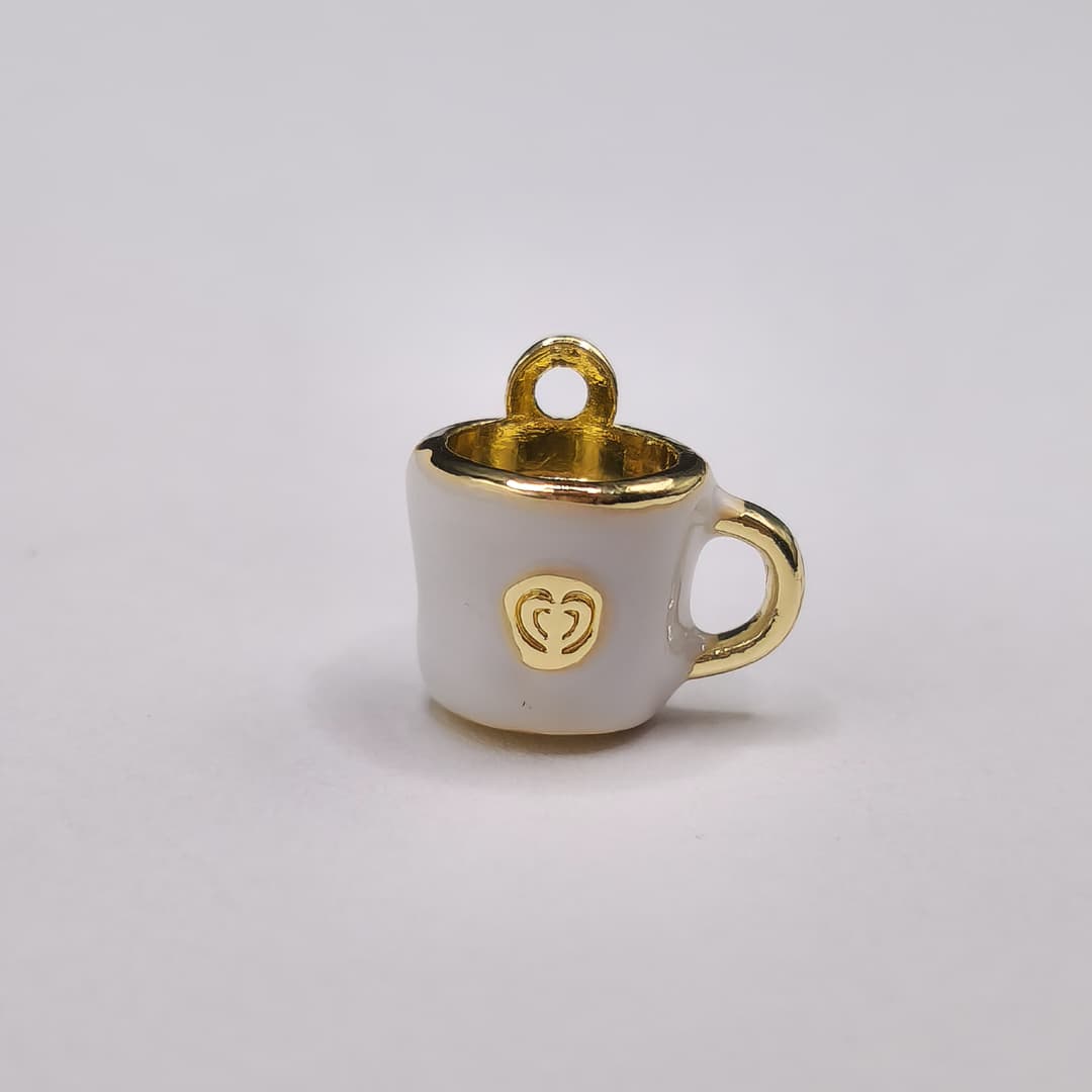 ORO CHINO DIJE TASA BLANCA
