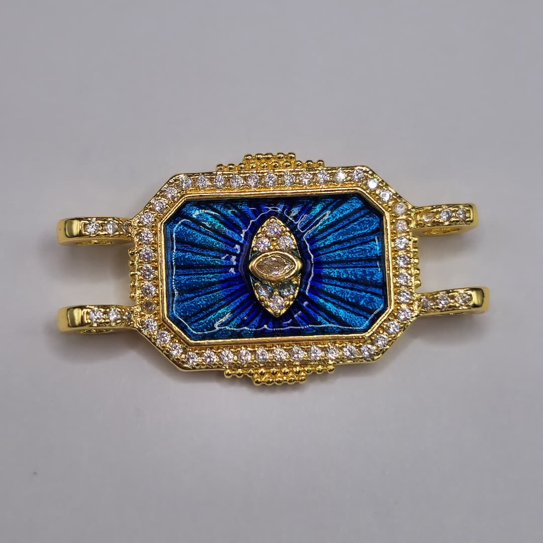 CIRCON CONECTOR RECTANGULAR AZUL CON OJO TURCO