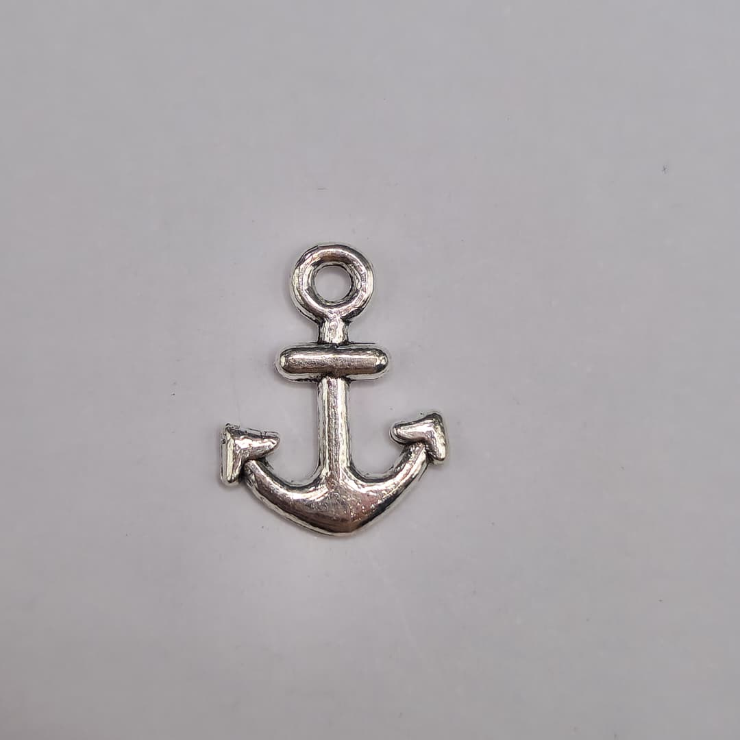SILVER DIJE DE ANCLA 10X13MM