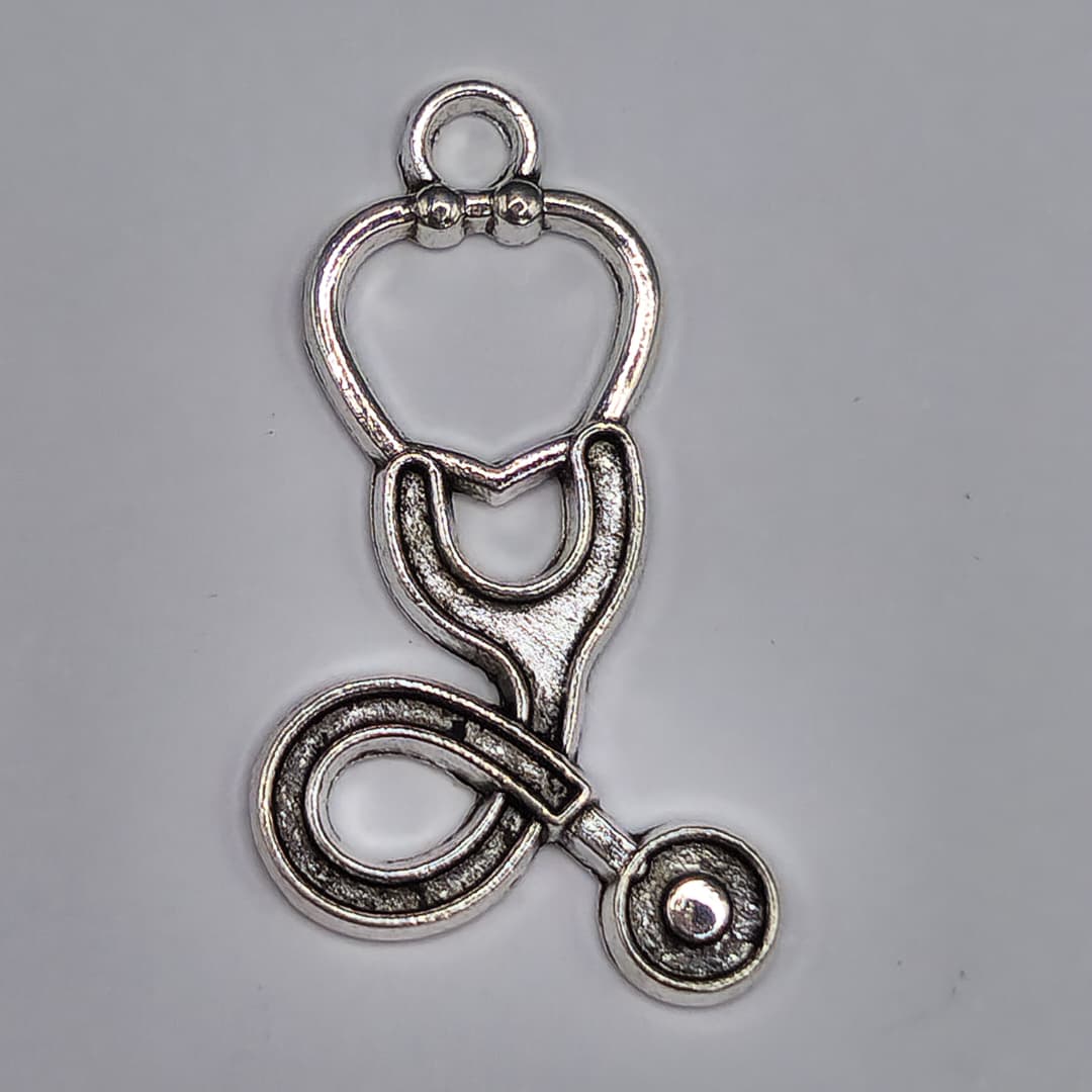 SILVER DIJE DE ESTETOSCOPIO 15X28MM