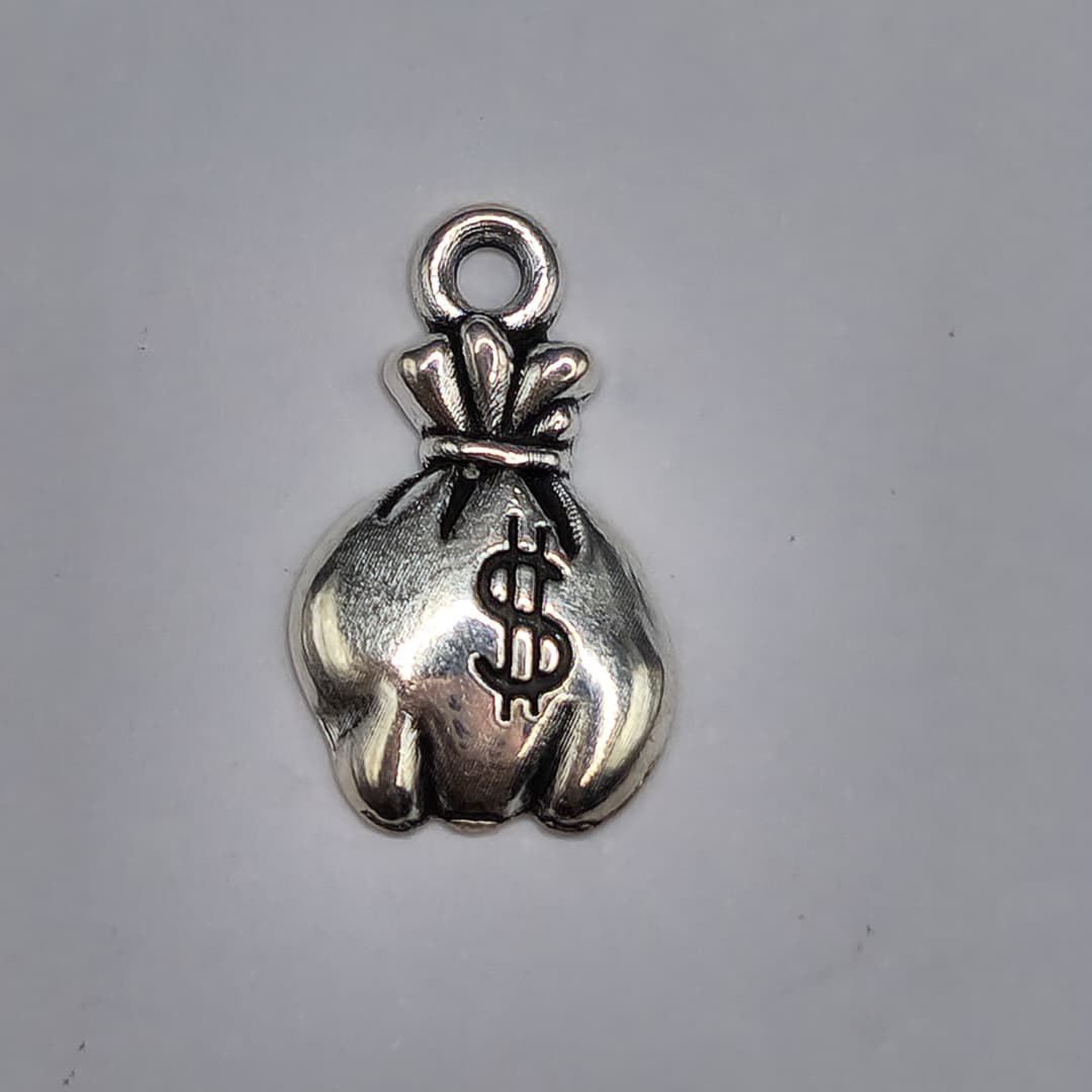 SILVER DIJE SACO DE $ 10X18MM