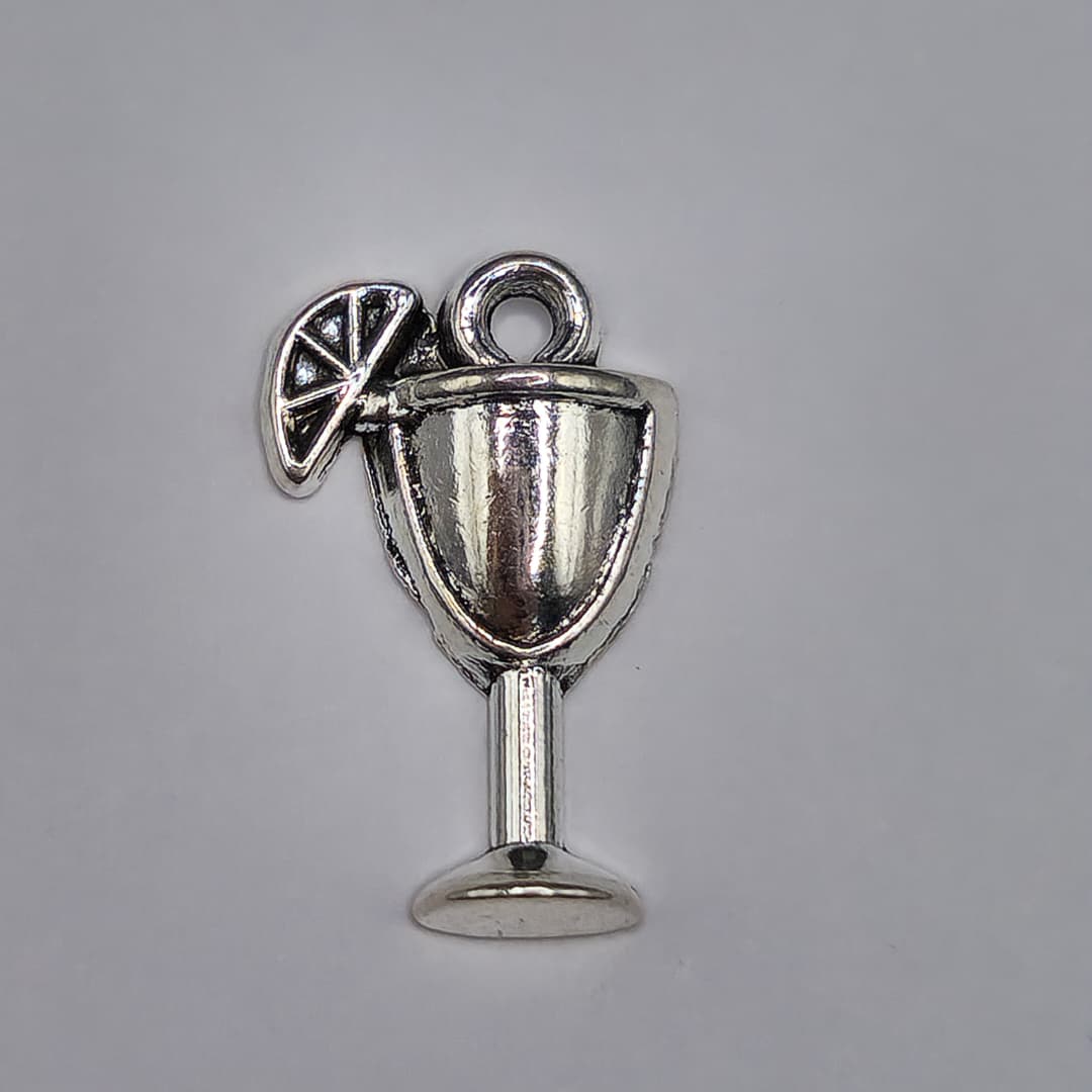 SILVER DIJE DE COPA 10X18MM