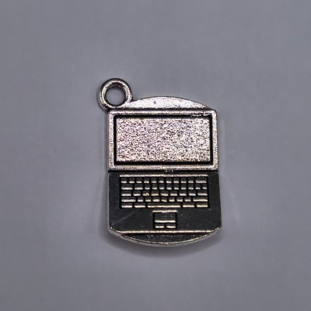SILVER DIJE DE COMPUTADORES 14X20MM