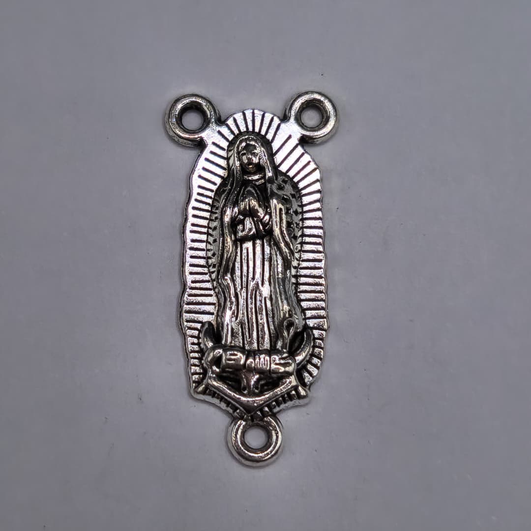 SILVER VITELA DE LA VIRGEN DE GUADALUPE 14X30MM