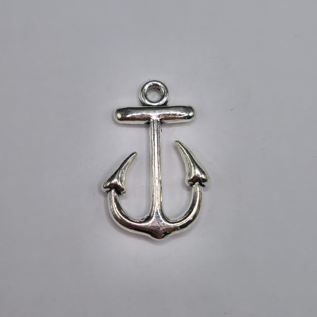 SILVER DIJE DE ANCLA 14X22MM