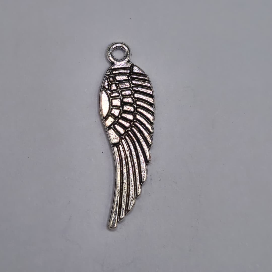 SILVER DIJE DE PLUMA 10X30MM