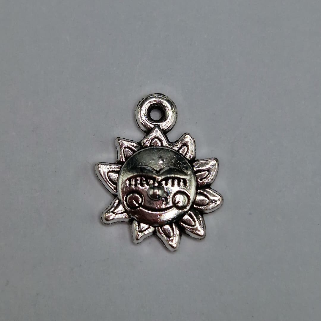 SILVE DIJE DE SOL SONRIENTE 13X16MM