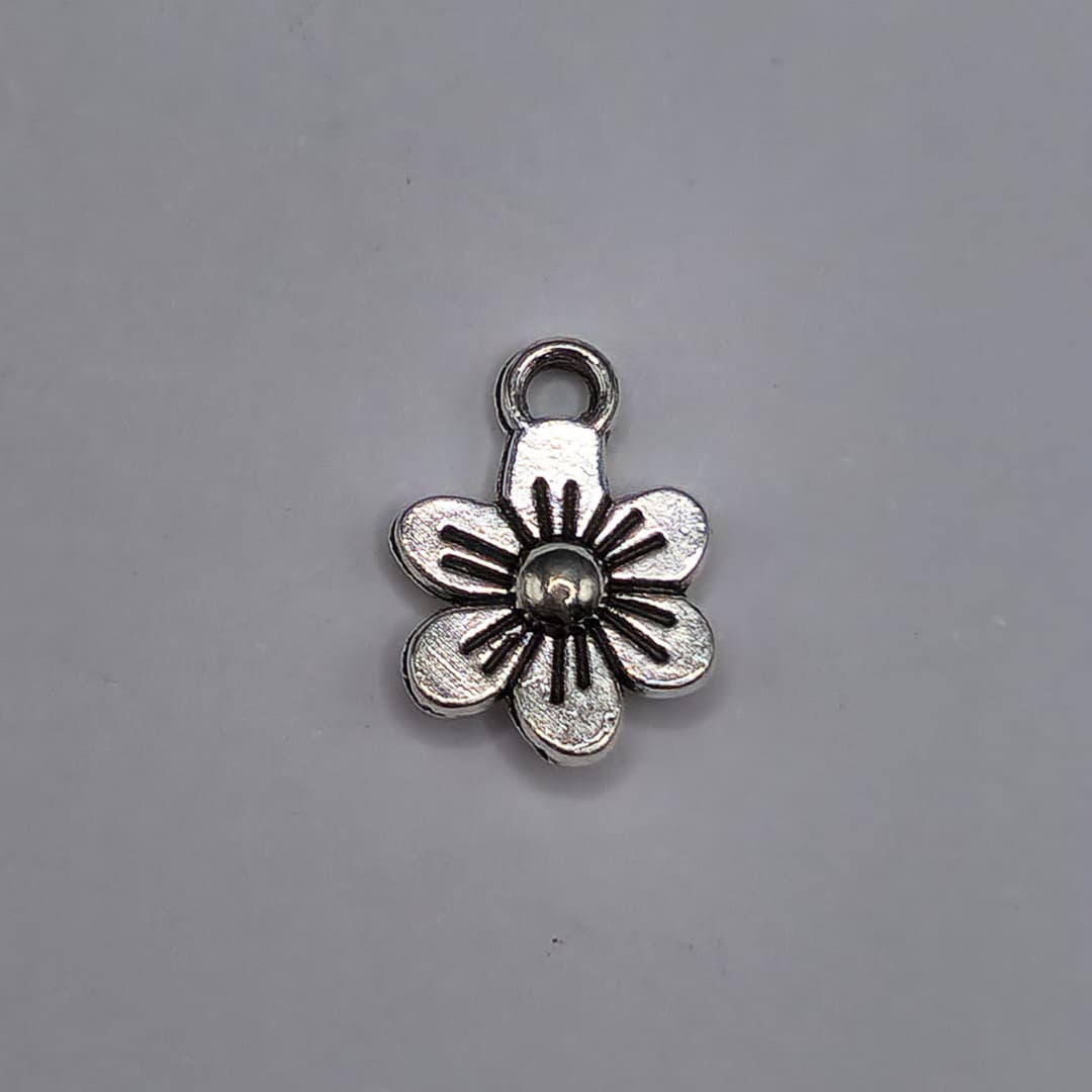 SILVER DIJE DE FLOR MINI 8X11MM