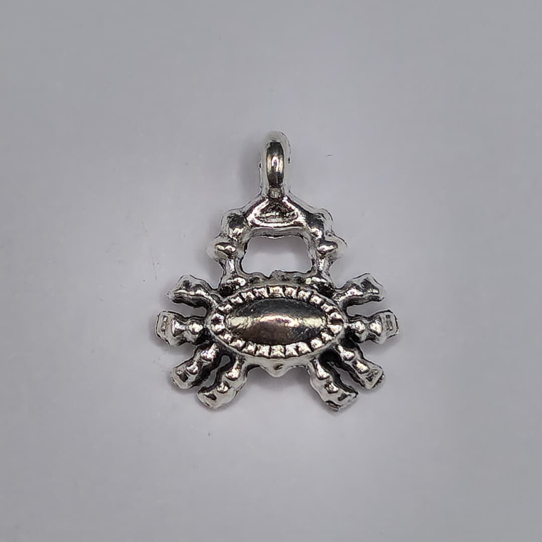 SILVER DIJE DE CANGREJO 14X16MM