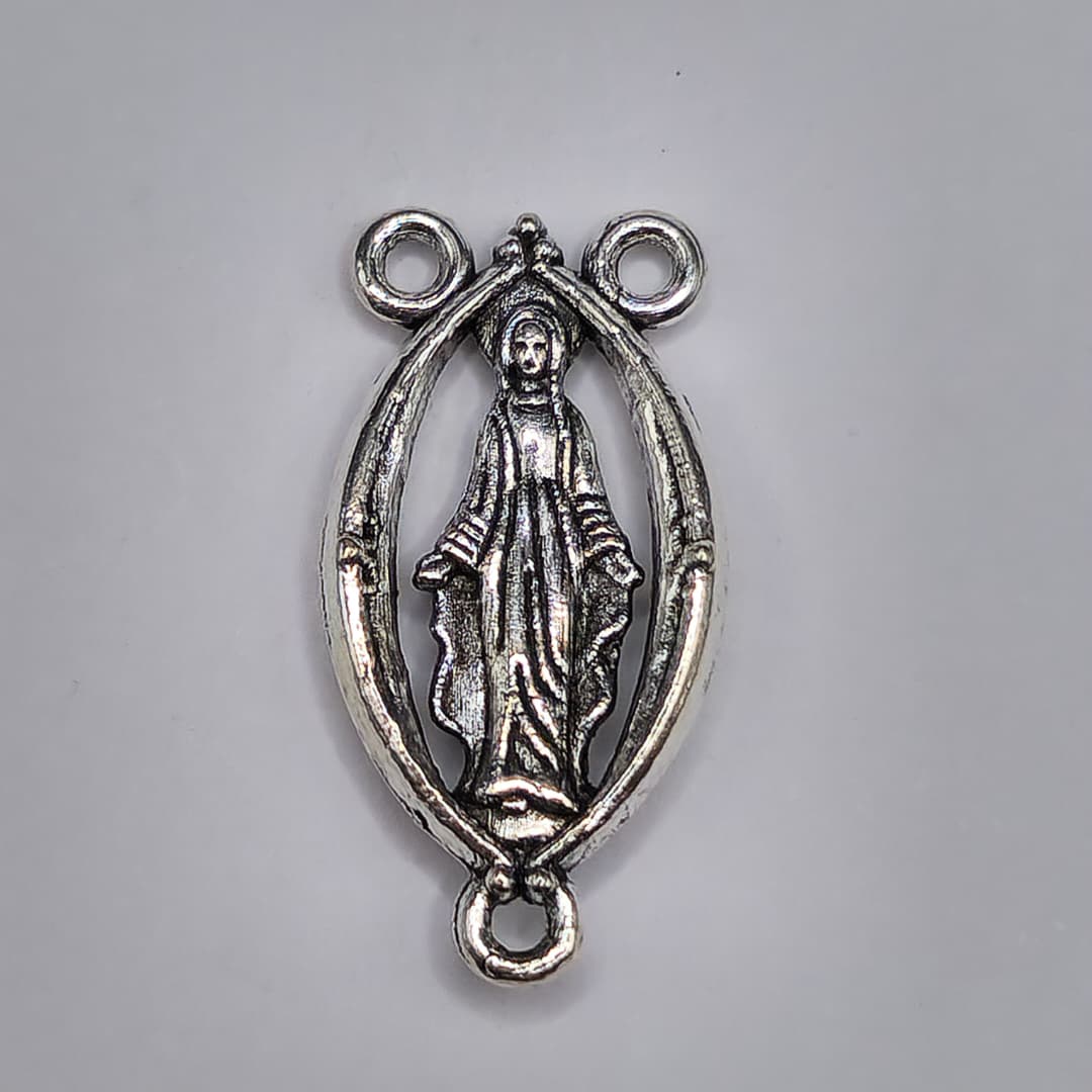 SILVER VITELA DE VIRGEN 13X25MM