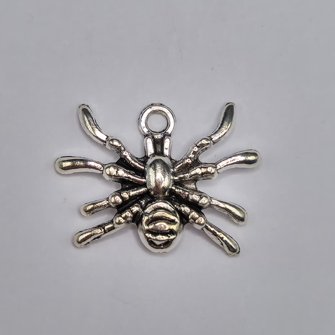 SILVER DIJE DE ARAñA 16X18MM
