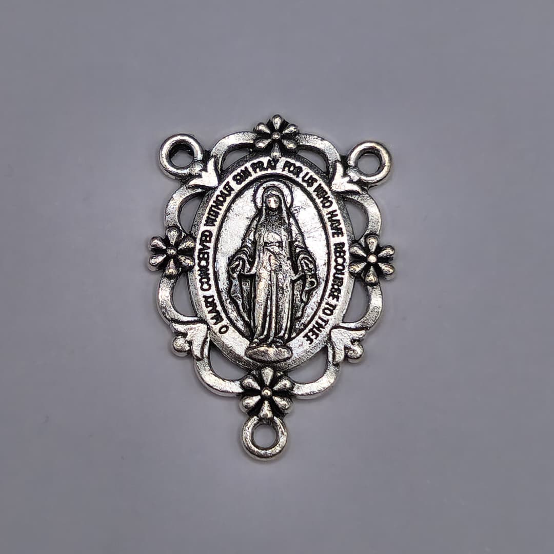 SILVER VITELA DE VIRGEN  17X25MM