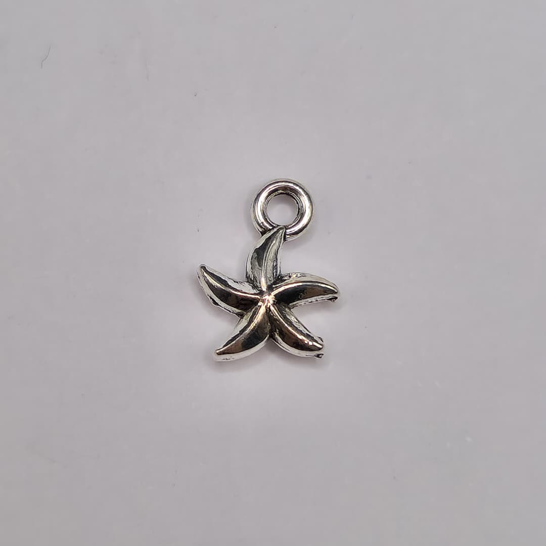 SILVER DIJE MINI DE ESTRELLA 8X12MM
