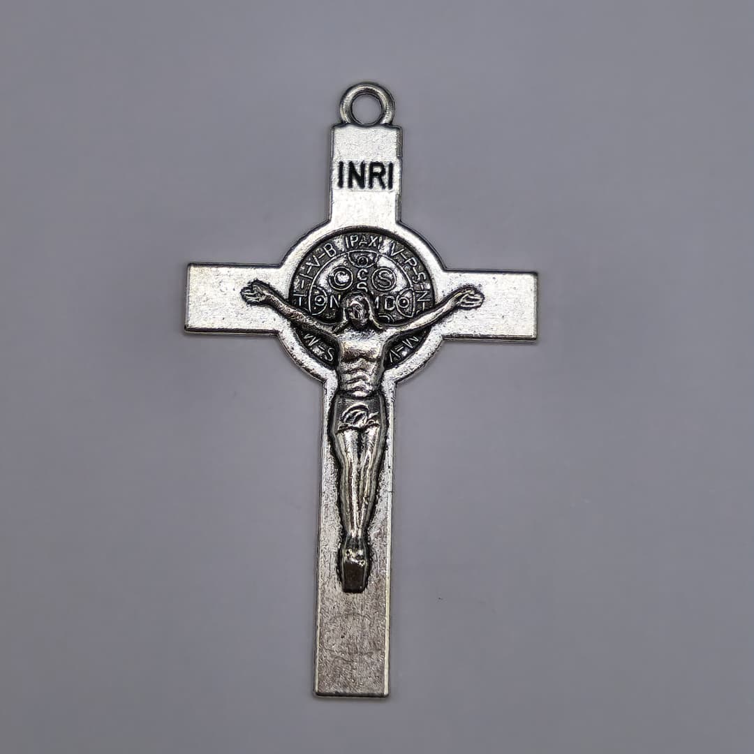 SILVER DIJE DE CRUZ 31X54MM
