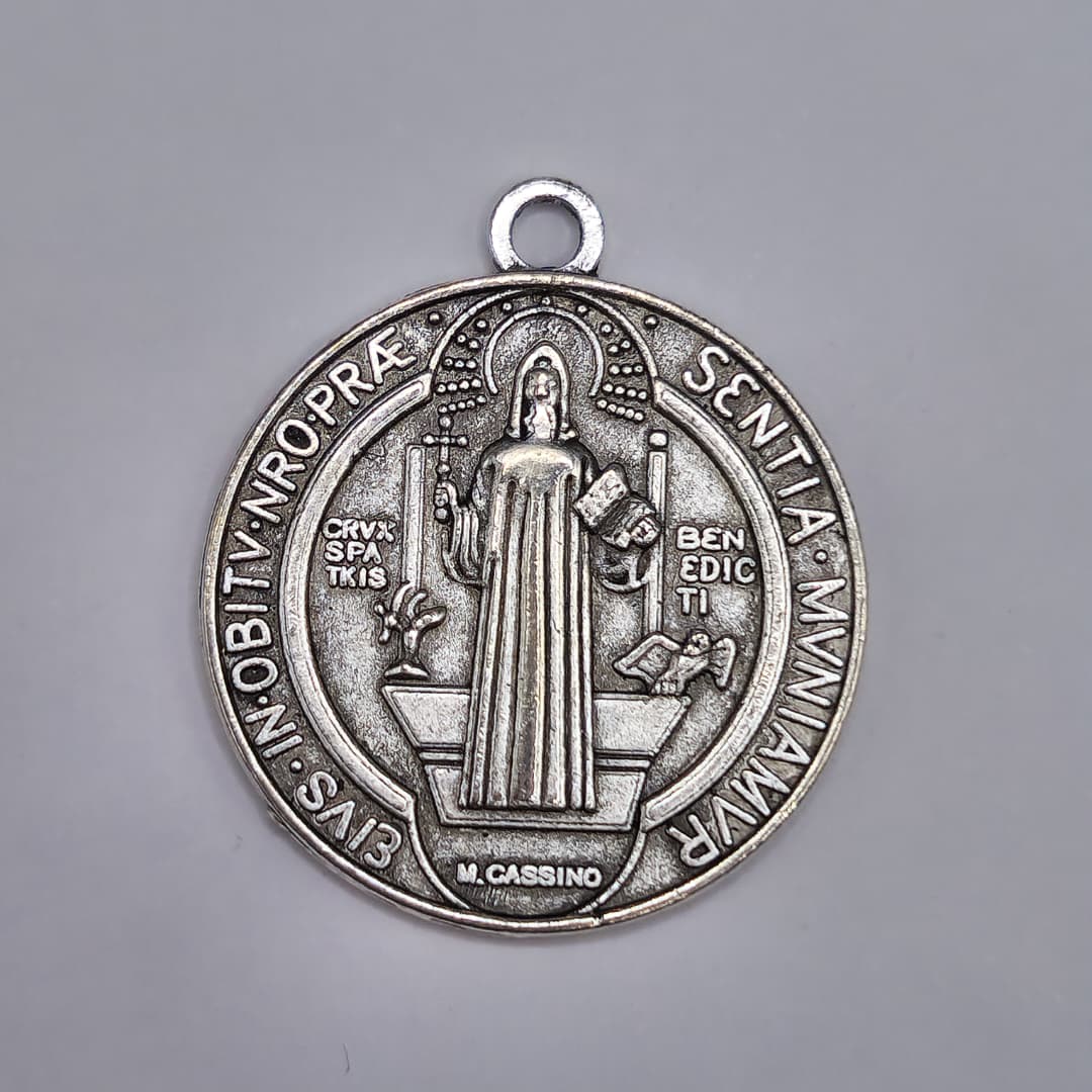 SILVER DIJE DE SAN BENITO 17X20MM