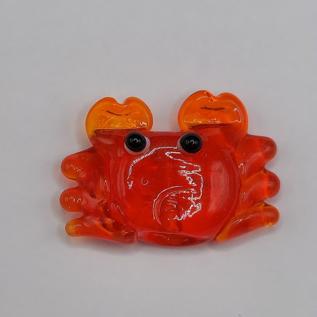 MURANO PASADOR CANGREJO ROJO