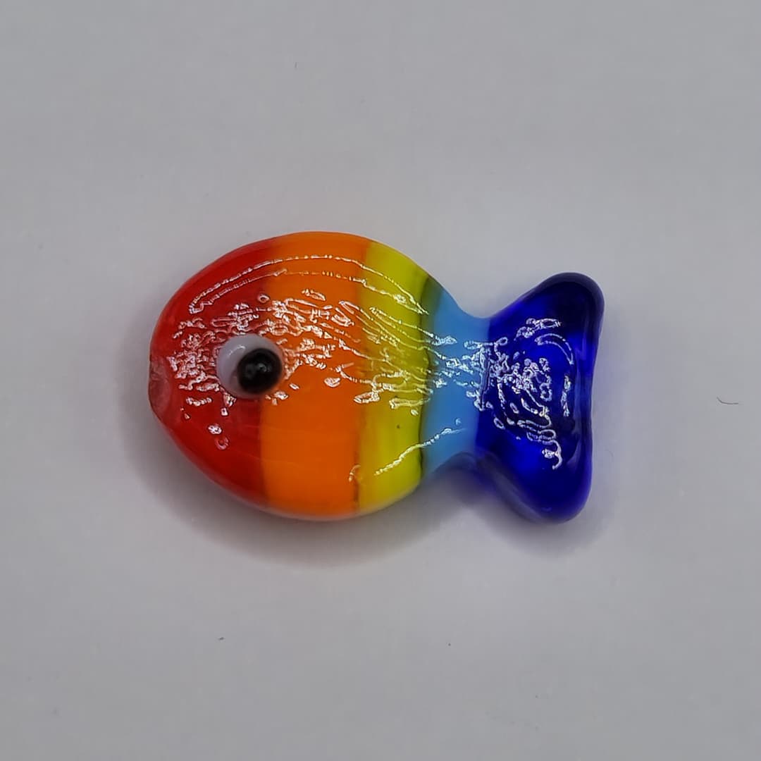 MURANO PASADOR PEZ DE 5 COLORES