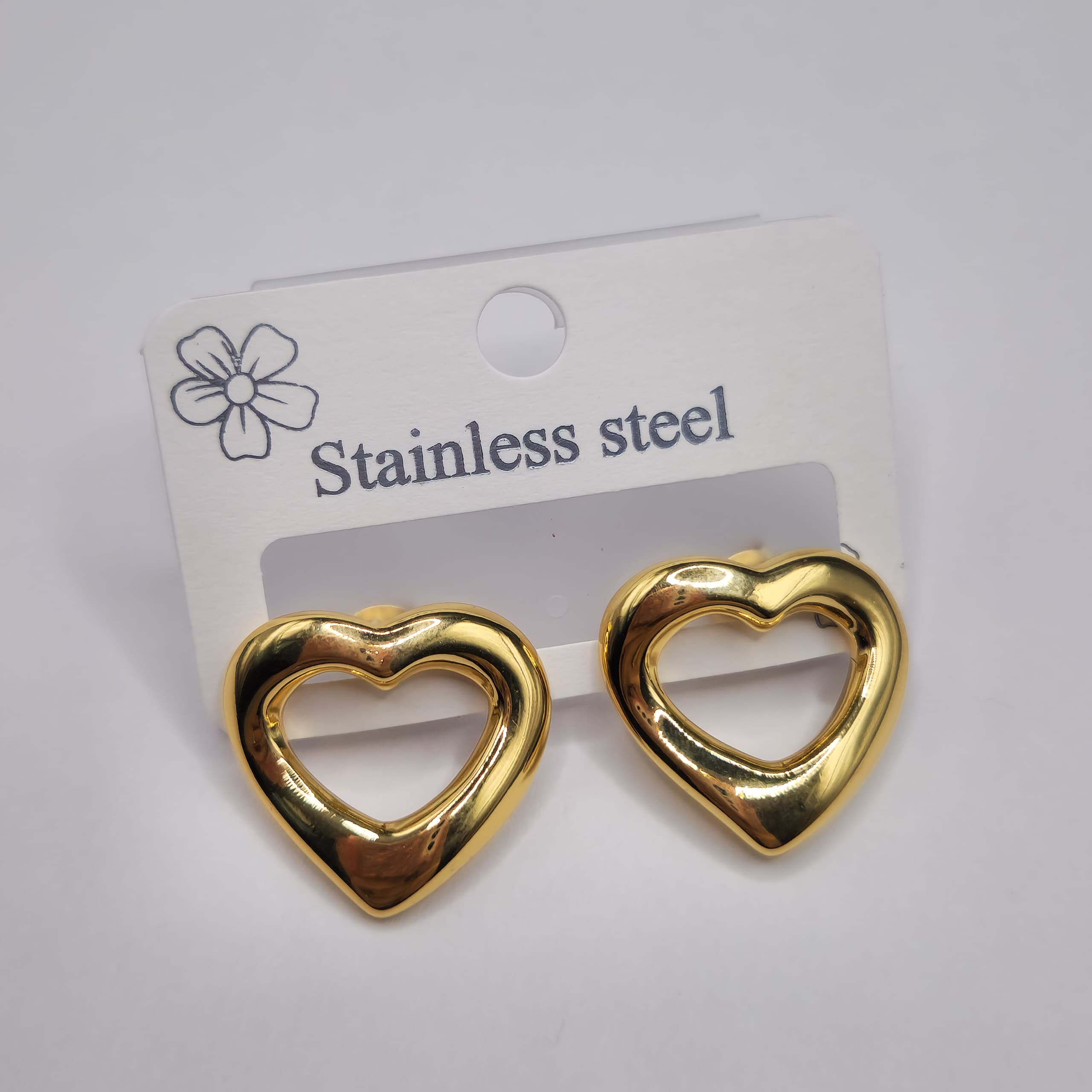 ZARCILLOS CORAZON HUECO