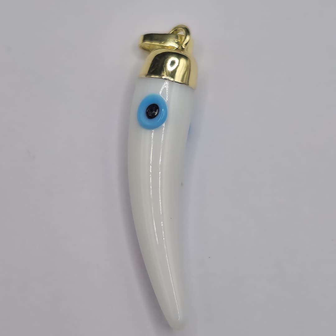 CACHITO DE OJO TURCO BLANCO