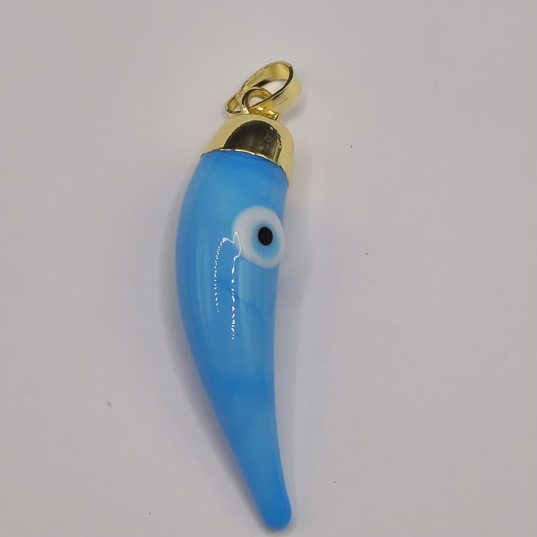 CACHITO CON OJO TURCO AZUL CLARO