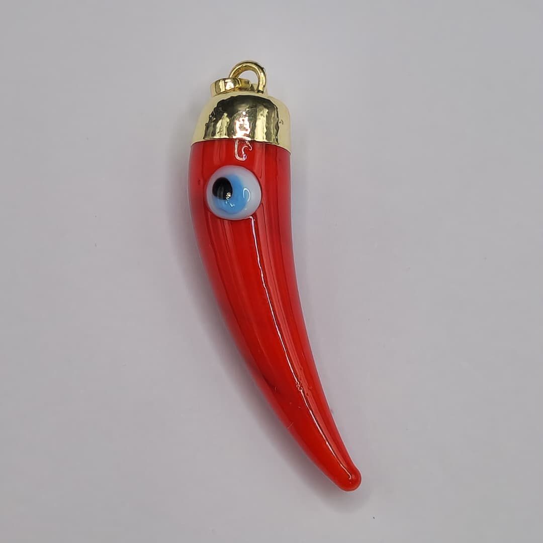 CACHITO CON OJO TURCO ROJO