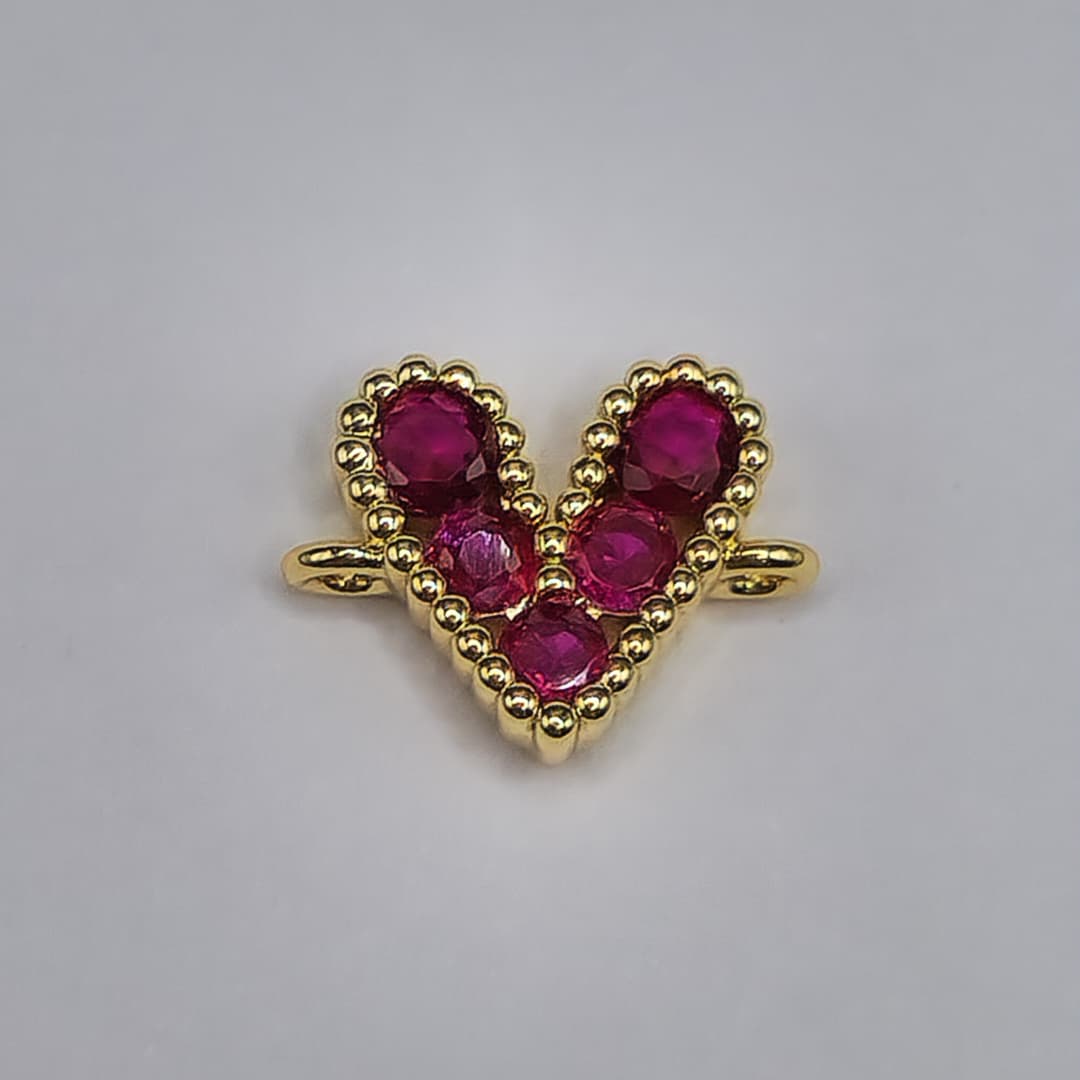 CIRCON CONECTOR CORAZON FUCSIA