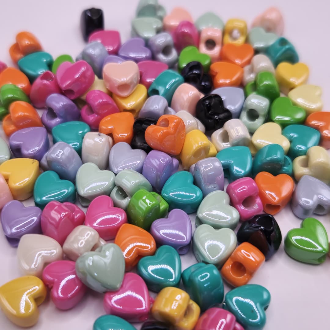 BOLSA 15 UND DE CORAZON DE COLORES TORNASOL