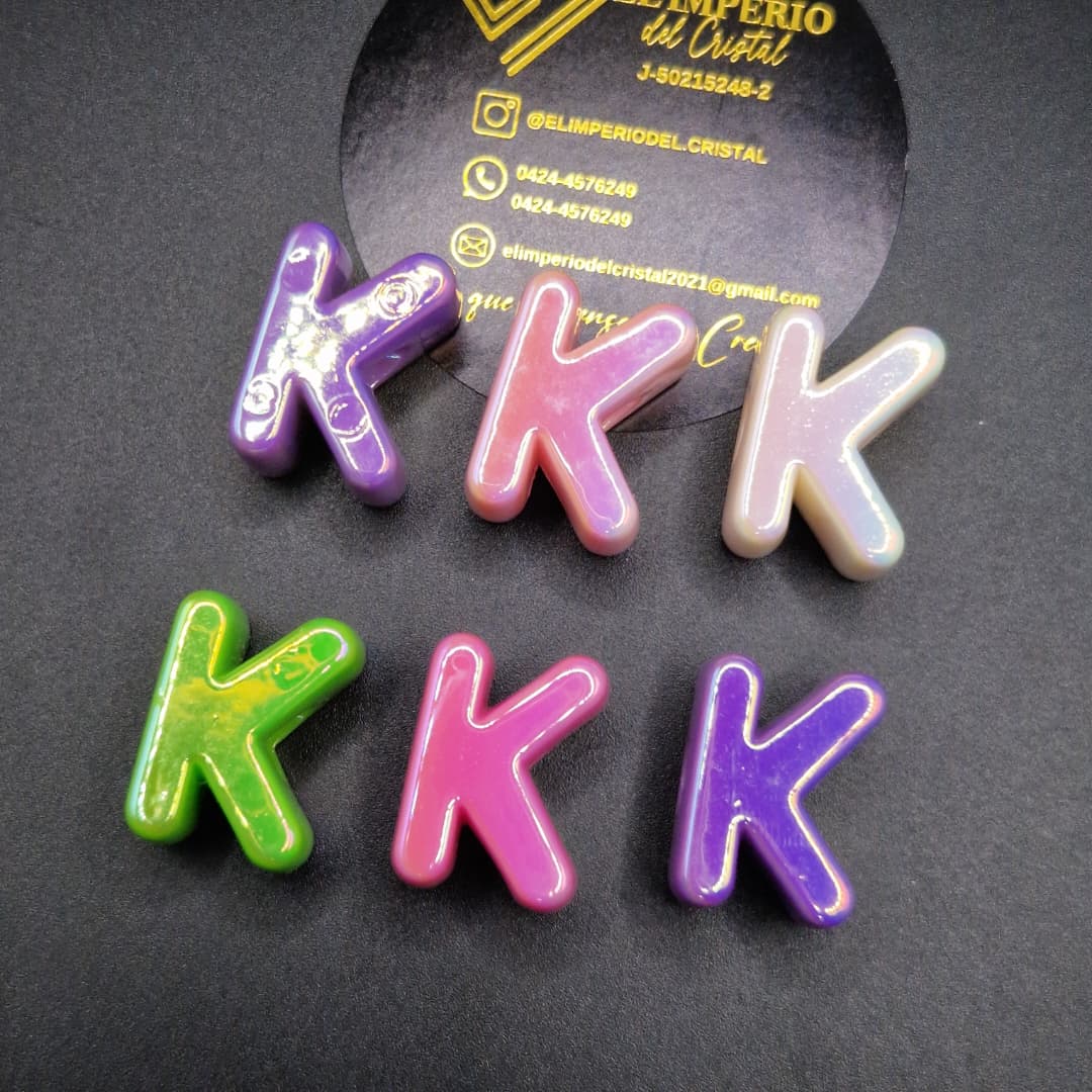 PASADORES LETRAS ACRILICAS K TORNAZOL