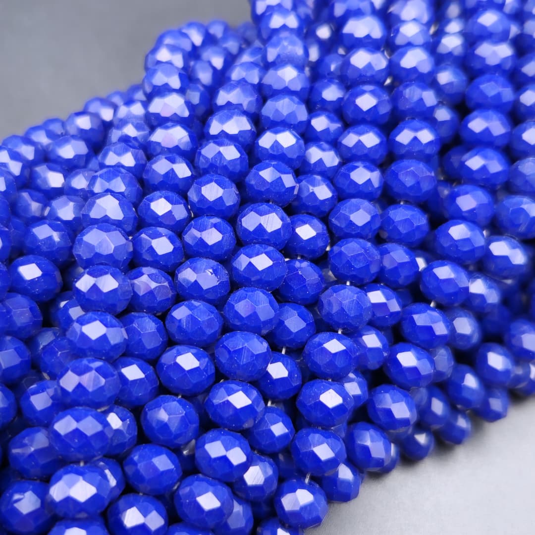CRISTAL CHECO 8MM AZUL REY NATURAL