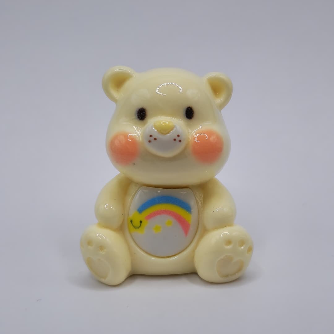 BOLSA 1 UND OSITO CARIÑOSITO BEIGE CON ARCOIRIS EN LA PANCITA