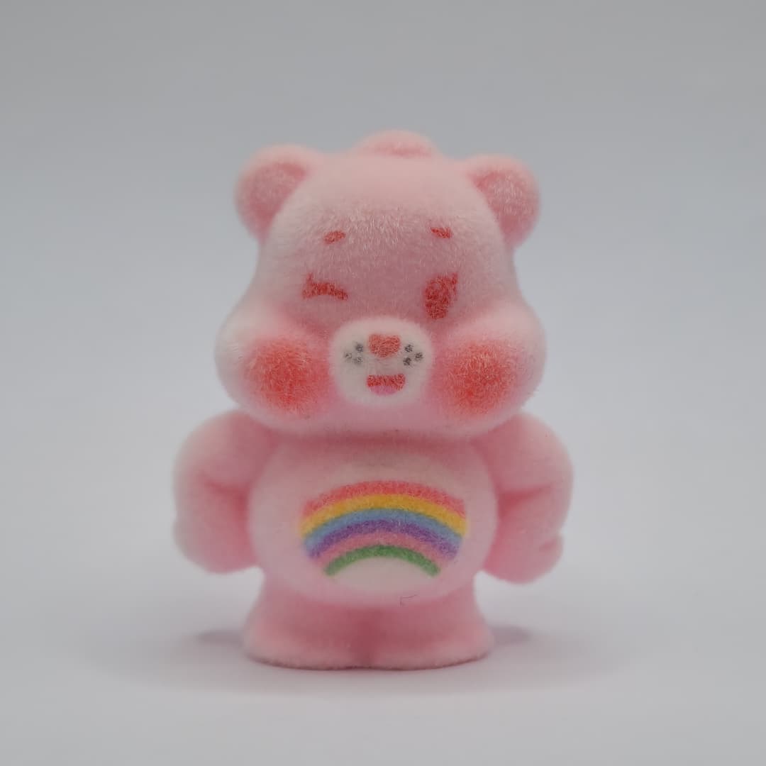 BOLSA 1 UND OSO CARIÑOSO PARADO ROSADO CON ARCOIRIS