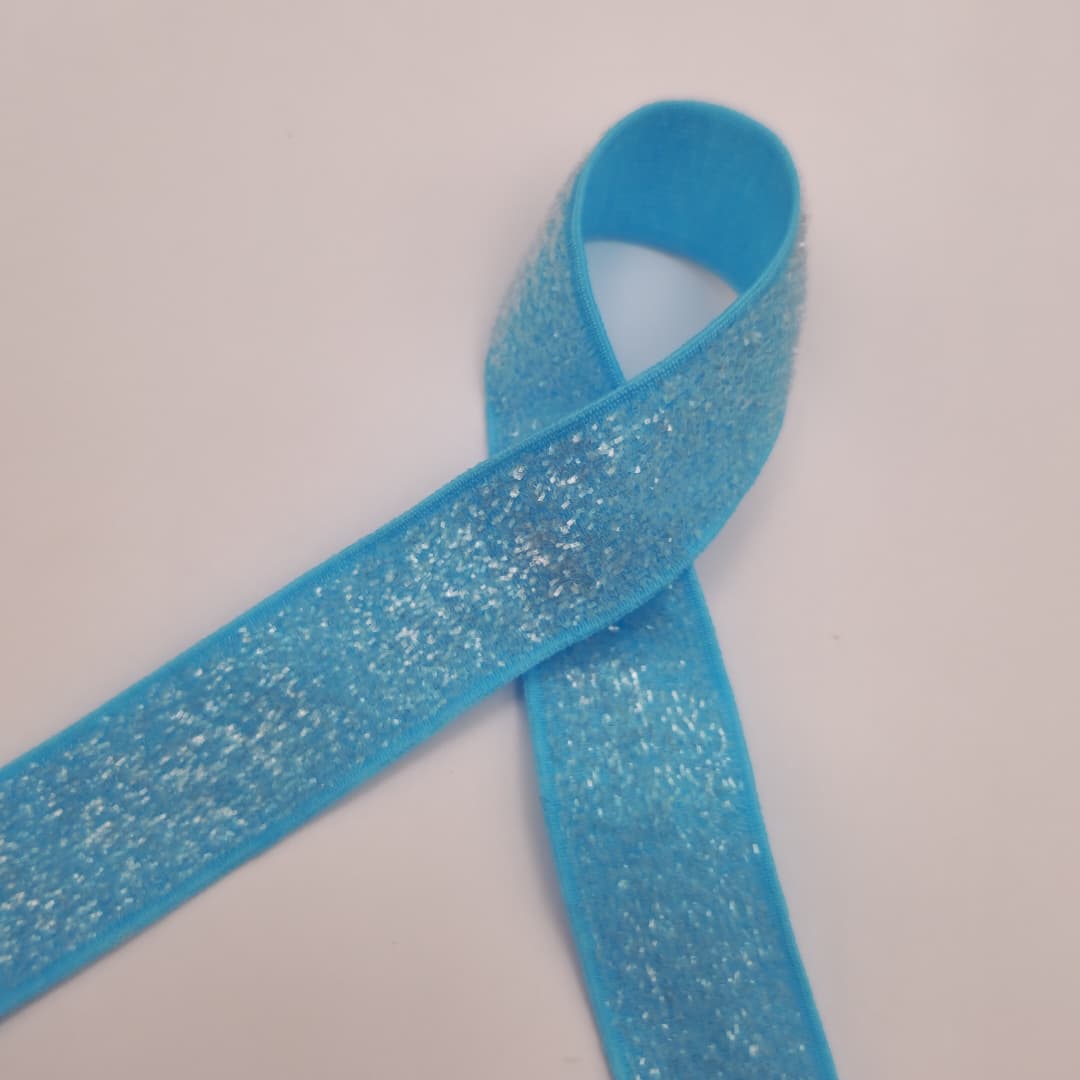 SESGO ELASTICO AZUL CIELO