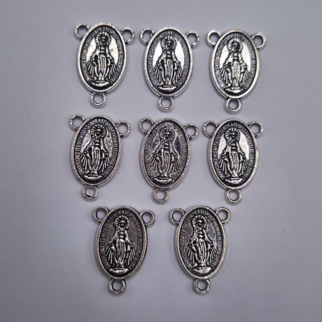 BOLSA SILVER 8 UND VITELA MEDIANA VIRGEN LA MILAGROSA