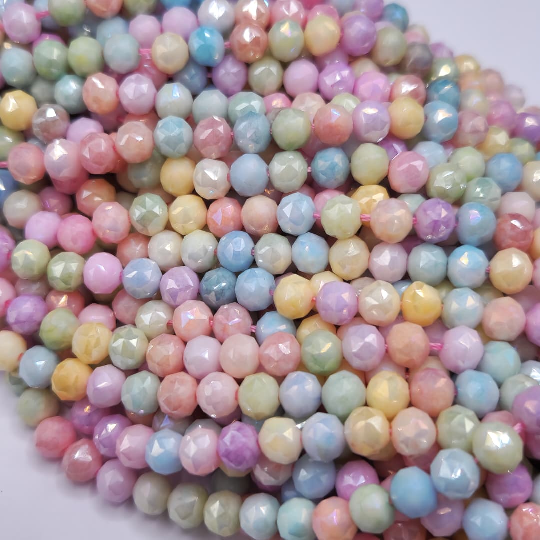 CRISTAL FACETADO TORNAZOL COLORES PASTELES 6MM