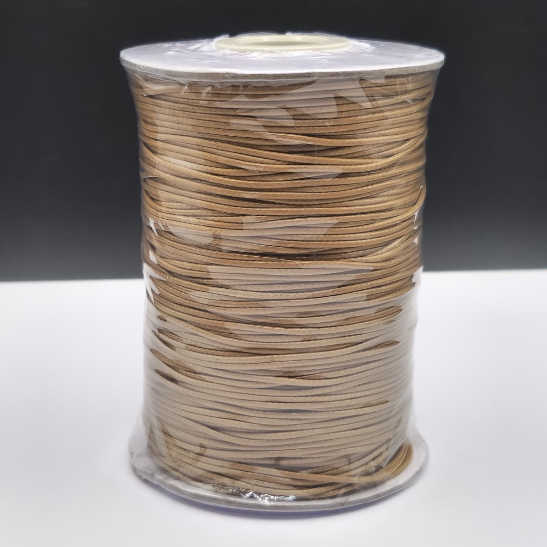 HILO PIEL DE SERPIENTE 1MM BEIGE OSCURO 100 METRO