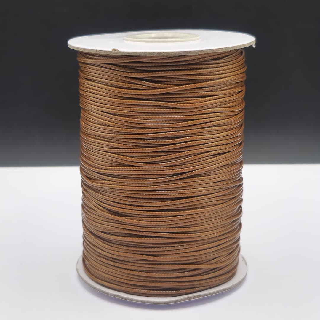 HILO PIEL DE SERPIENTE 1MM MARRON CLARO 100 METRO