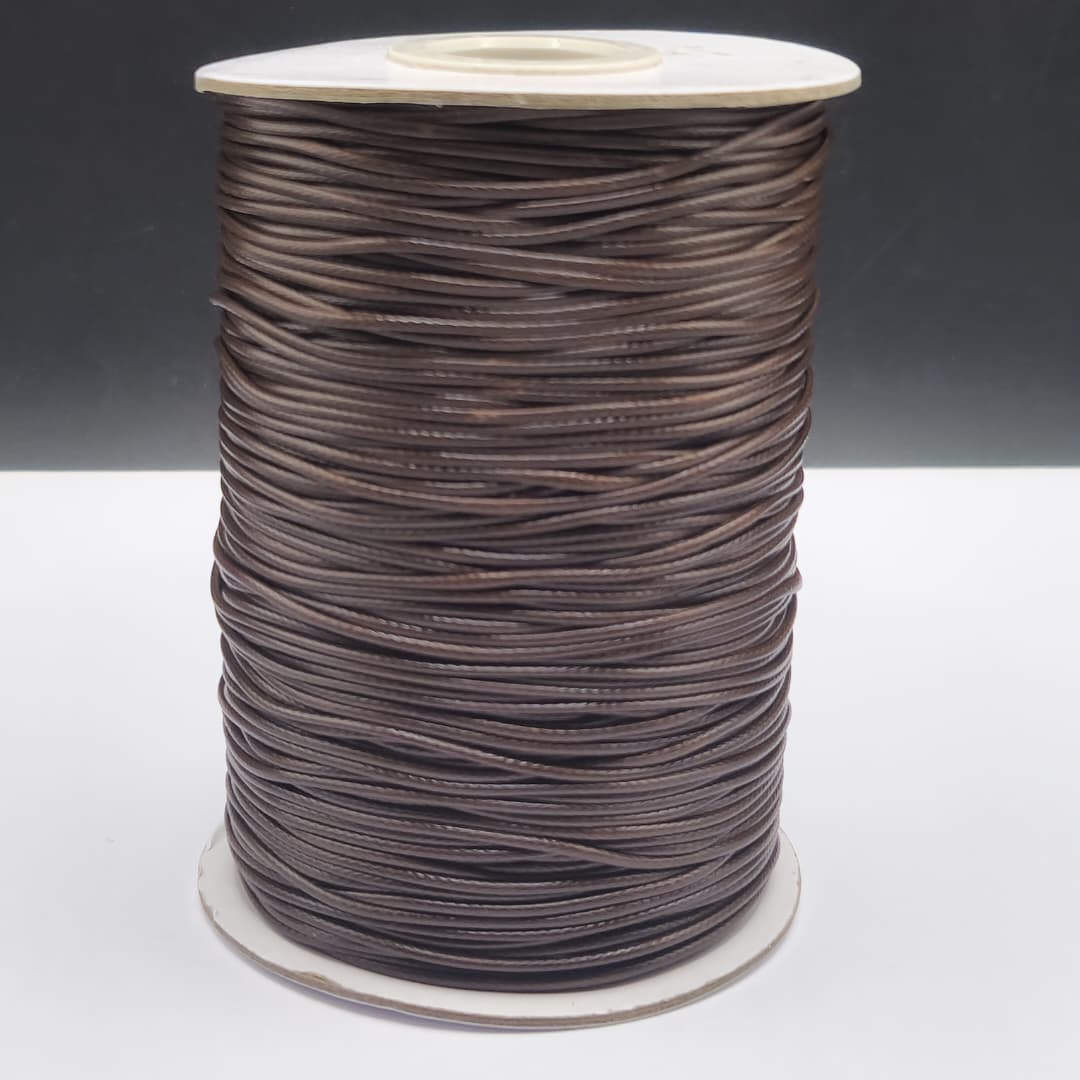 HILO PIEL DE SERPIENTE 1MM MARRON POR METRO