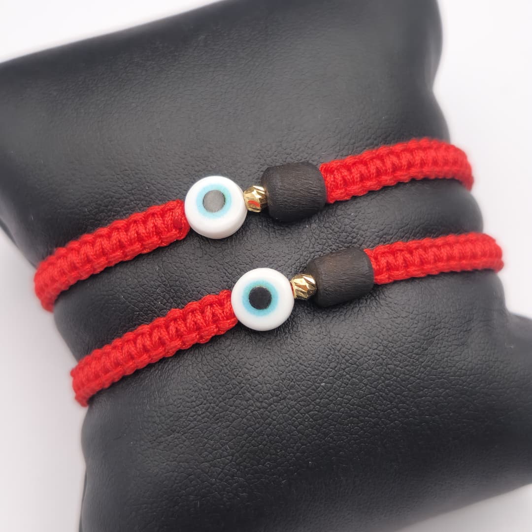 PULSERA DE PROTECCION PARA BEBE CON BALIN DE 18K