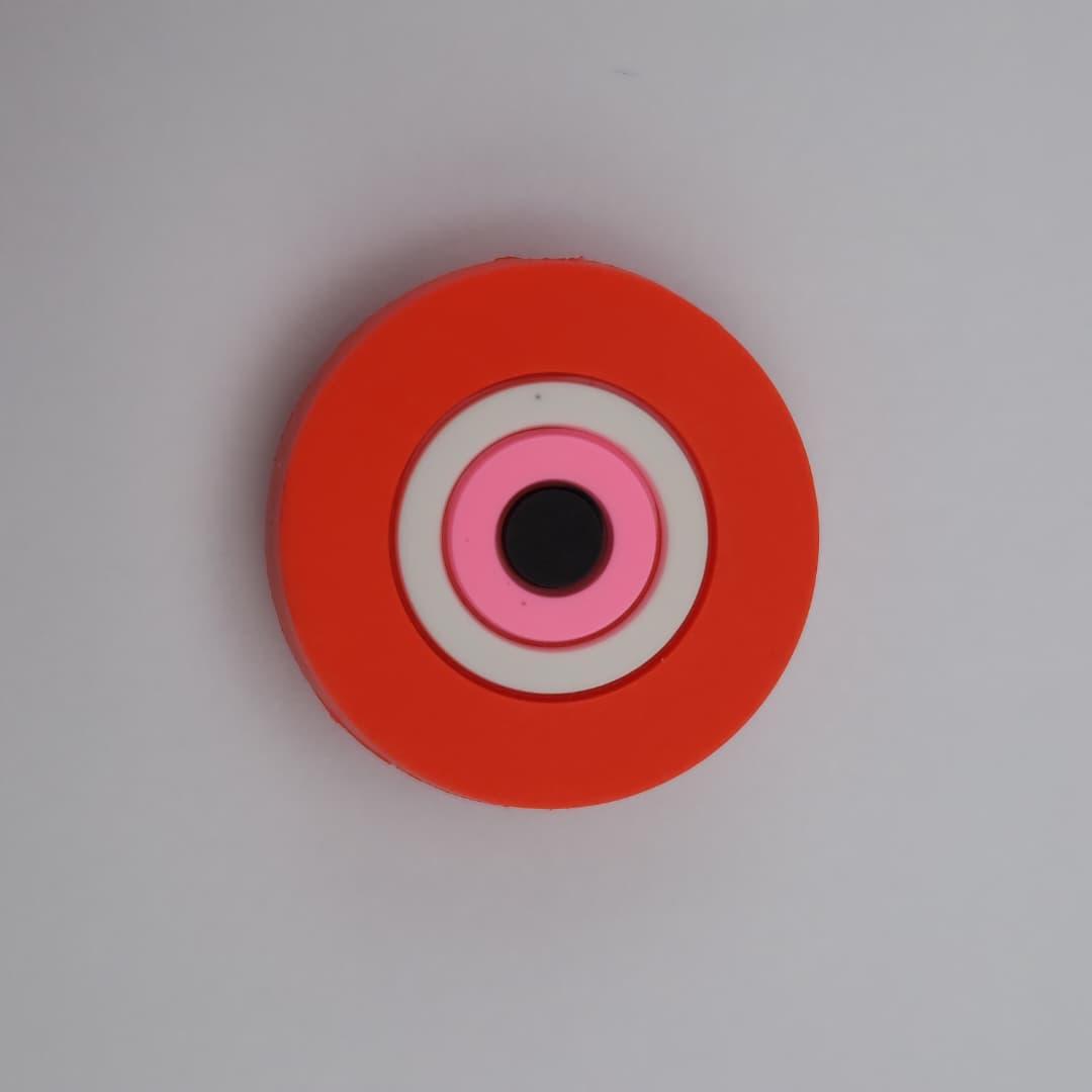 PASADOR DE SILICON OJO TURCO ROJO