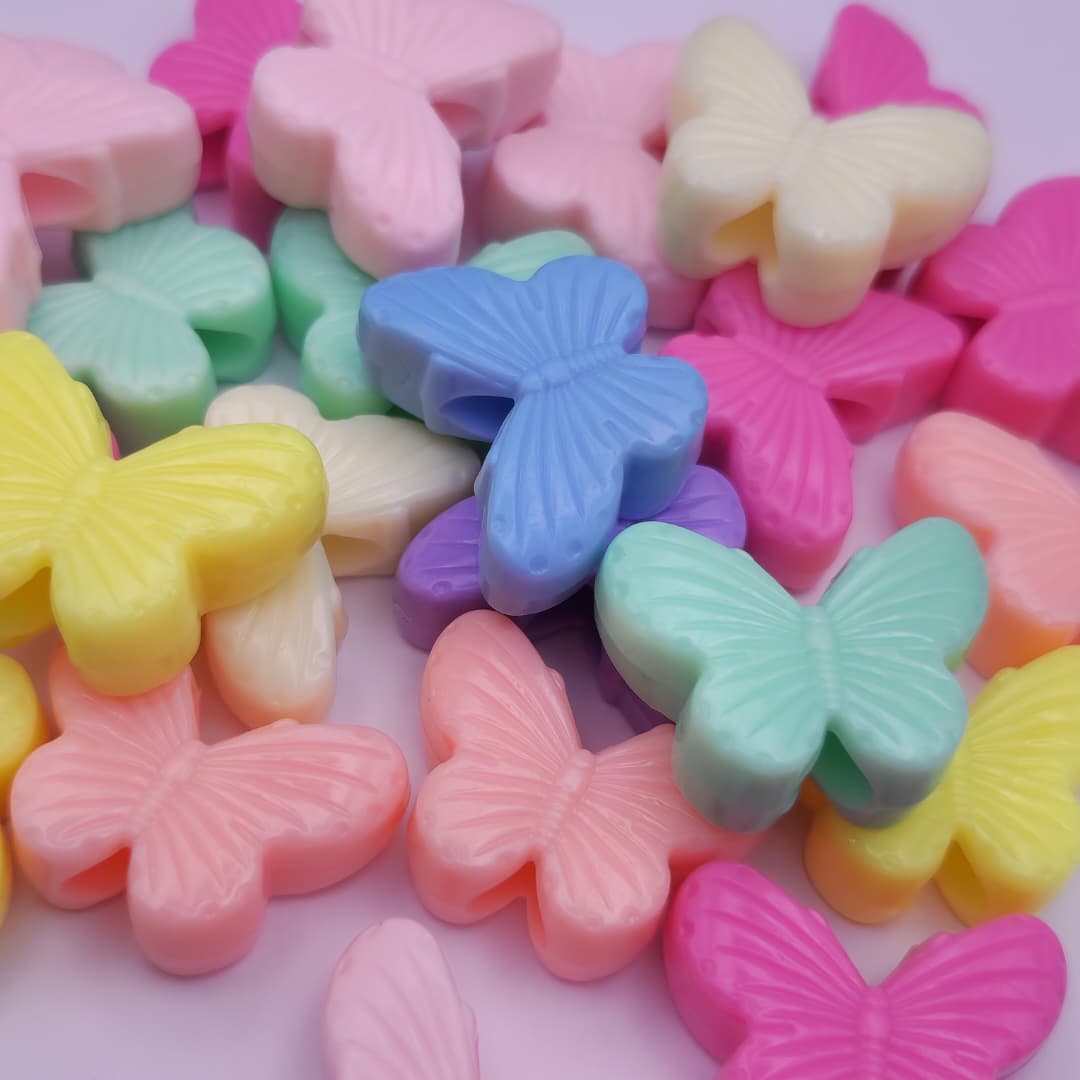 BOLSA 3 UND MARIPOSA COLORES PASTELES
