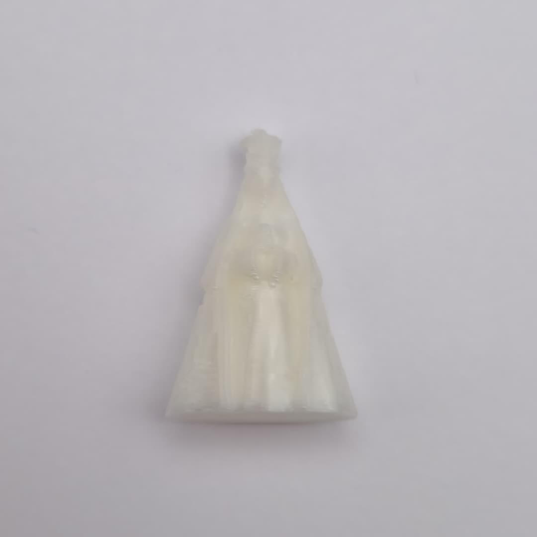 DIJE RESINA VIRGEN DEL VALLE BLANCO