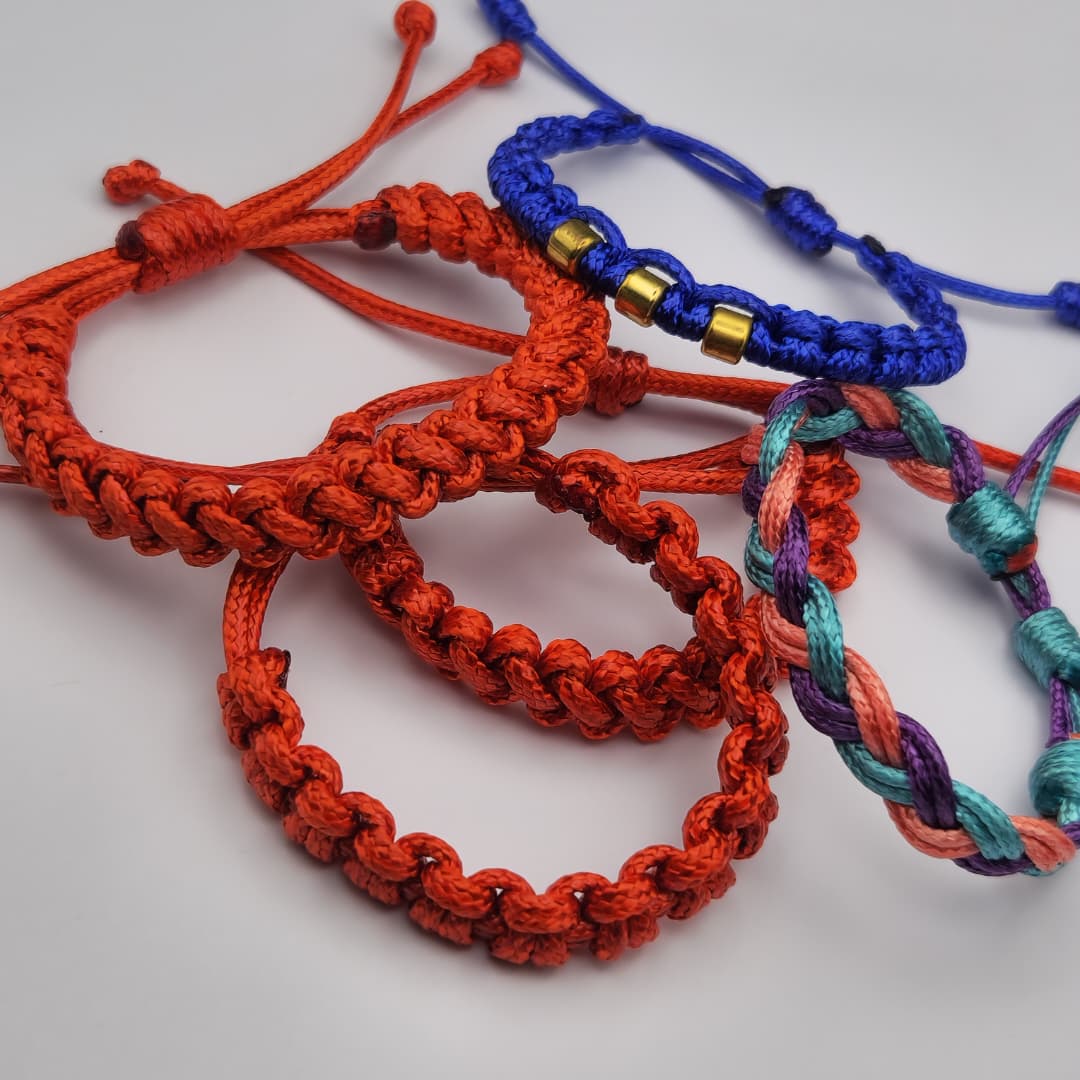 PULSERA PIEL SERPIENTE TEJIDA