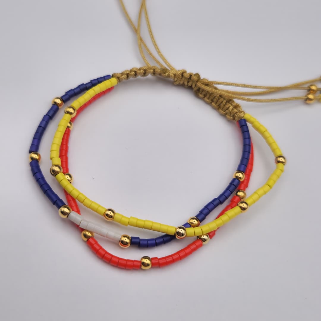 PULSERA MIYUKI TRICOLOR